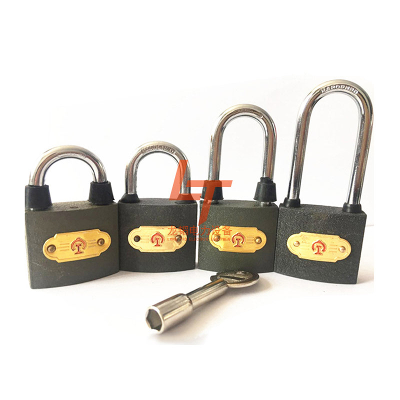 铁路道岔锁内三角五角六角挂锁铁路信号锁规格齐全