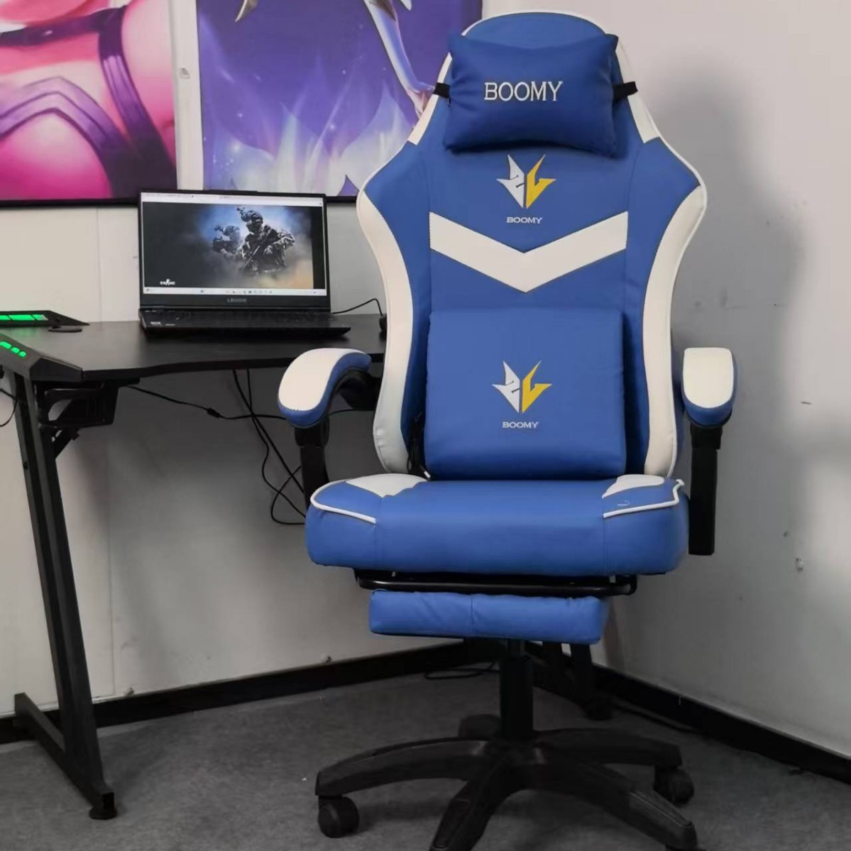 Silla reclinable de deportes electrónicos silla de oficina silla de juego silla de computadora ergonomía mayorista image 14