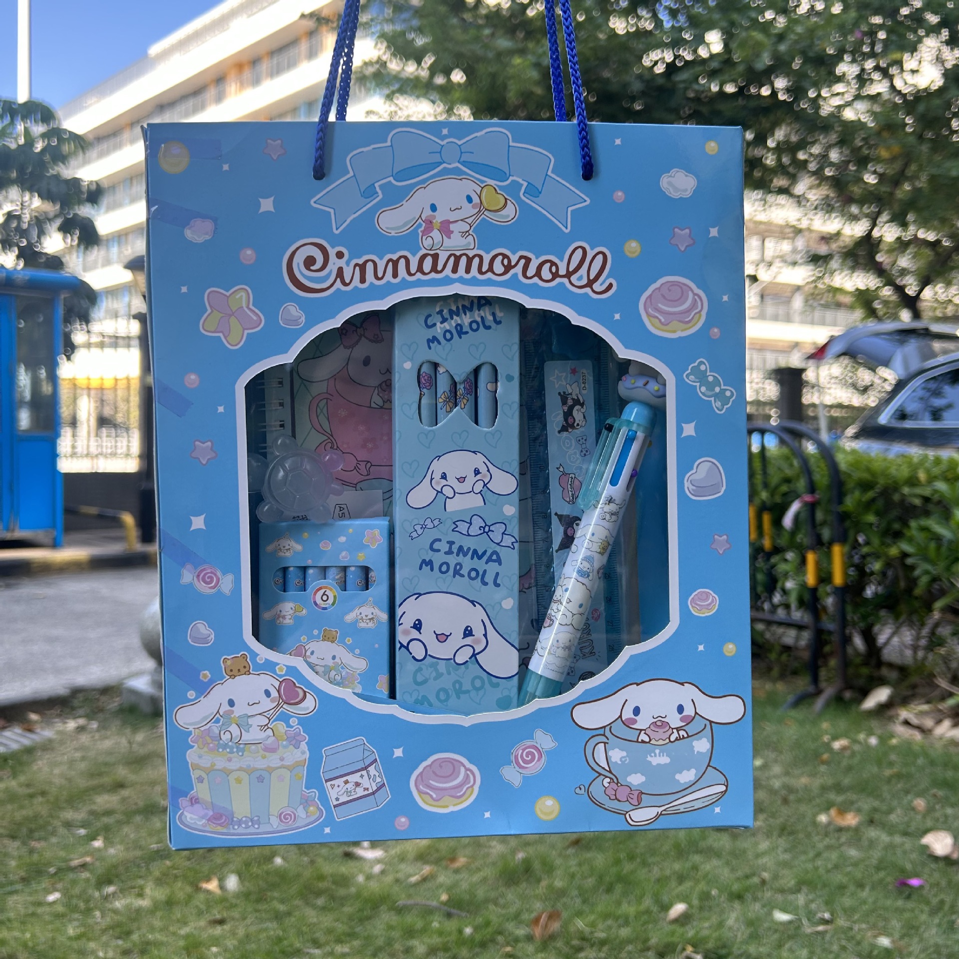 Conjunto de papelería para el Día de los niños, regalo de graduación para jardín de infantes, conjunto con caja de regalo creativa para estudiantes, alta apariencia