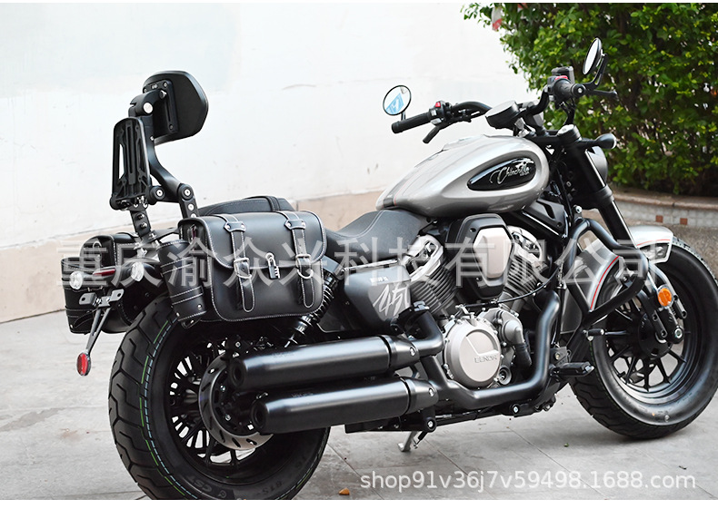 Suitable for Benda Gingila 450 folding backrest driver backrest telescopic motorcycle folding backrest modification parts