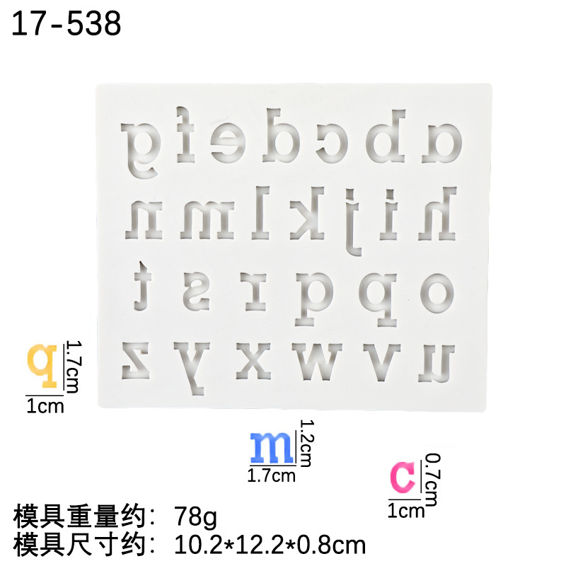 Nuevo caso letras silicona fondant molde DIY pastel decoración inglés chocolate cumpleaños decoración