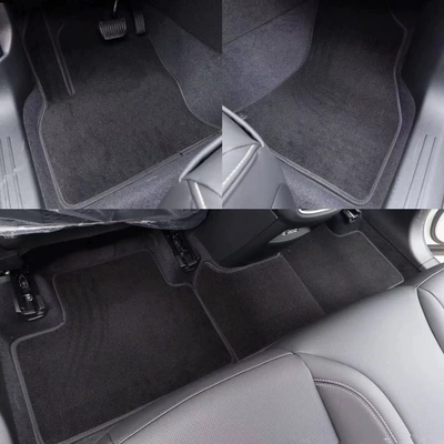 suede car floor mats, one mat: Universal Foot Pad