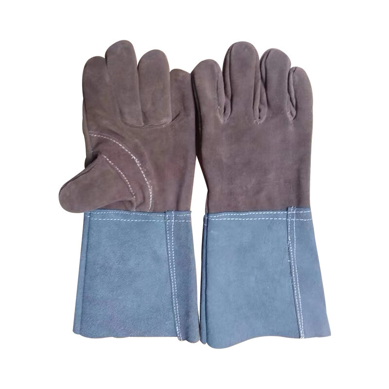 Shengli GWC027 guantes de soldadura de piel de vaca resistente al desgaste guantes de protección laboral aislamiento térmico guantes de protección laboral