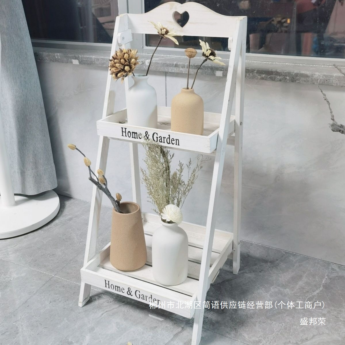 Fábrica directa de madera sólida retrógrada multicapa plegable balcón de planta trapezoidal suculenta