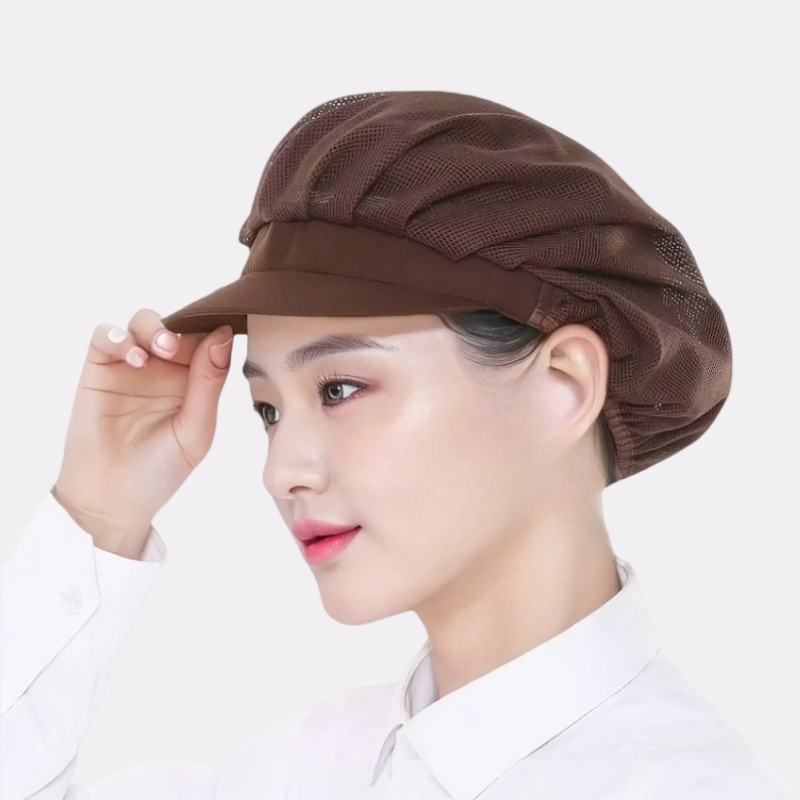 Sombrero de taller de alimentos respirable a prueba de humo de aceite sombrero de cocina sombrero de cocinera sombrero de cocinera sombrero de trabajo