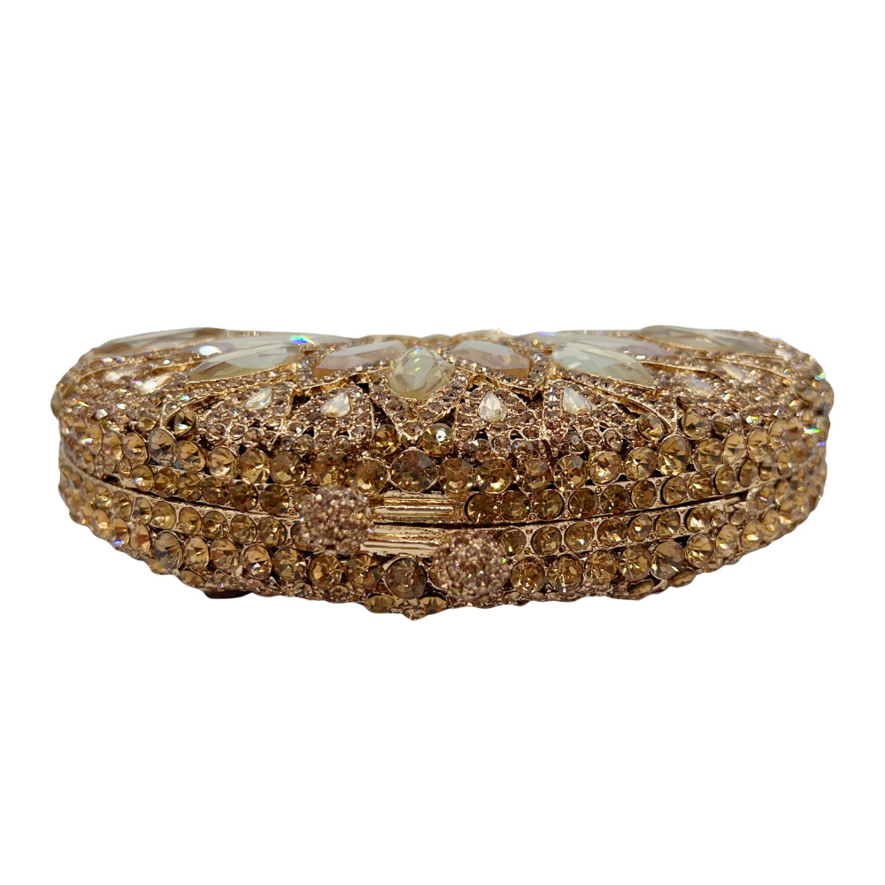 Shone bolsa de embrague bolsa de banquete transfronteriza bolsa de banquete de diamantes industria pesada con diamantes completos bolsas de mano de mujer duro