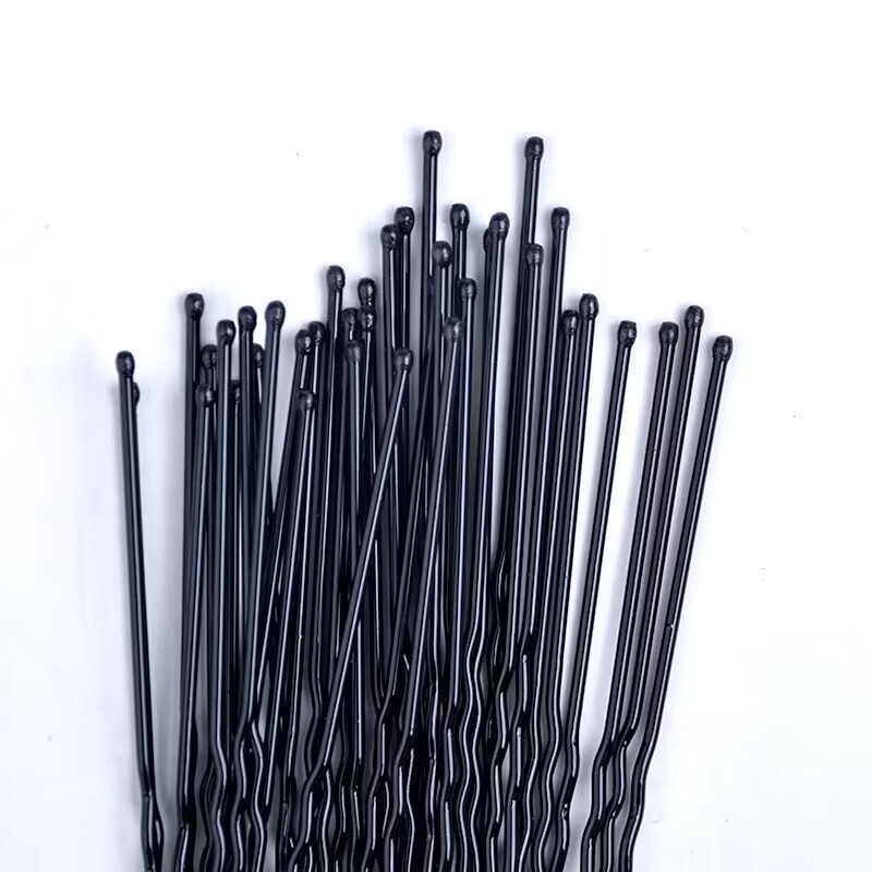 黑色U型夹盘发插针影楼发夹大号加粗固定工具u形卡子发饰发卡盒装|undefined