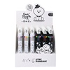 Morning Stick, cute shape Ten color round bead pen, cartoon teddy bear color press, oil pen student handbook pen