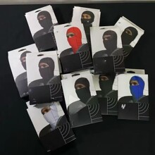 跨境秋冬保暖面罩户外运动摩托车内胆防寒骑行滑雪头套可订logo