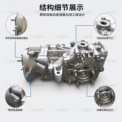 Differential assembly Sienna 3.5L, four-wheel
