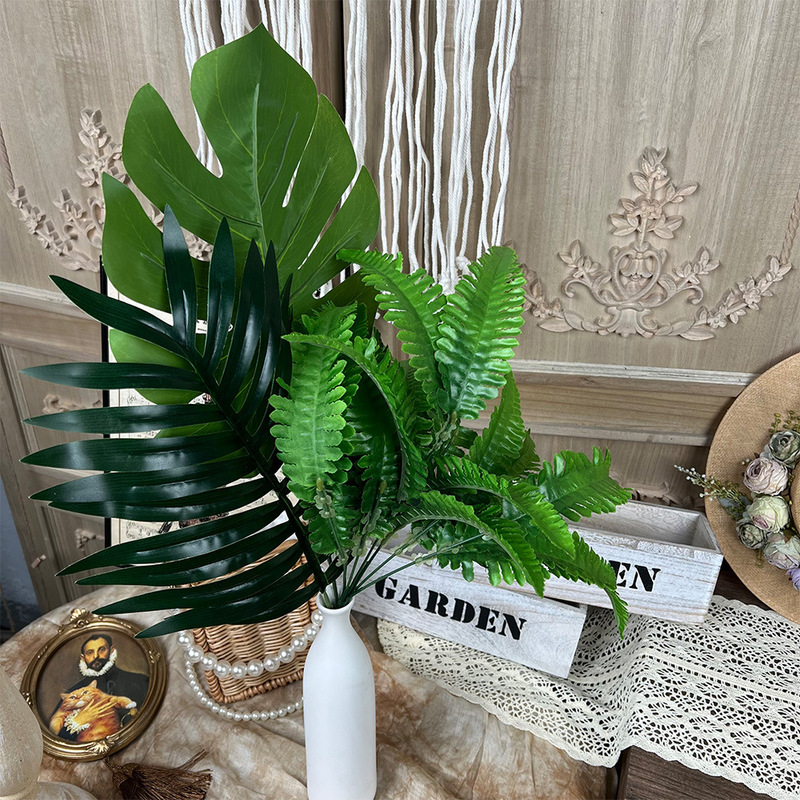 Persian Leaf, Turtle Leaf, Sunflower Leaf, Simulated Leaves, Fake Plants, Wedding Landscaping, Forest Photography Layout, Artificial Grass Decoration