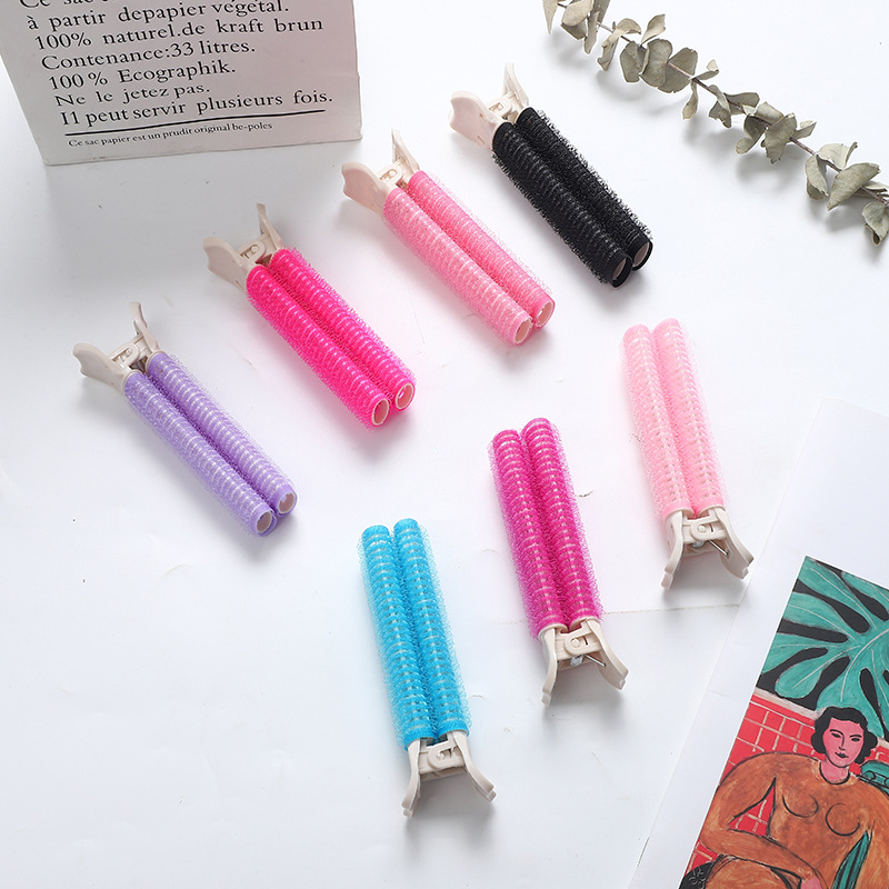 Korean Version Female Third Generation Yoshida Hair Clip Padding Styler Solid Color Simple Fluffy Clip Air Sideburn Styling Tool Wholesale