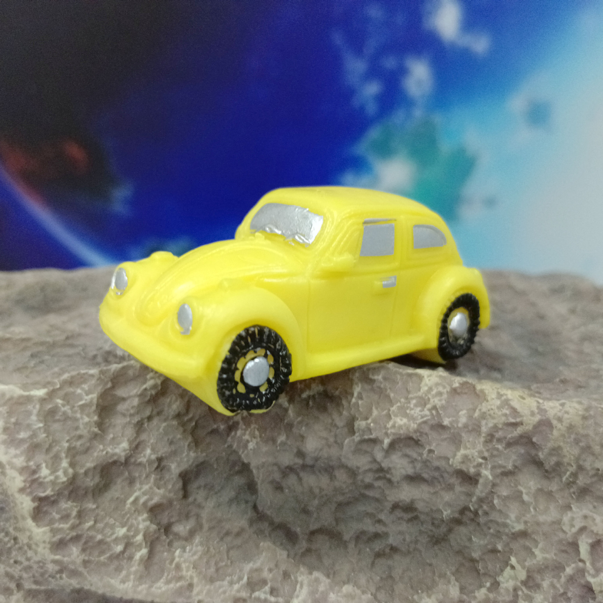 Decoración de pecera, decoración de acuario, mini simulación, coche, avión, motocicleta, coche antiguo, autobús, escarabajo