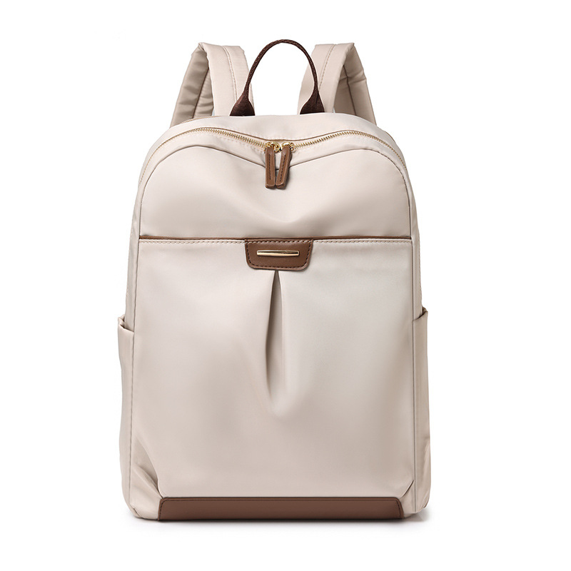 Mochila de computadora de gran capacidad para mujeres 2024 nueva casual contraste color viaje al aire libre mochila de viaje ligero al por mayor