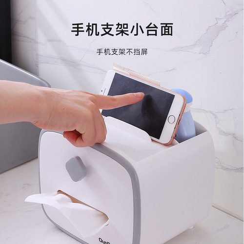 Nordic Style Desktop Tissue Box, Household Living Room Storage, Car Tissue Box, Bathroom Face Towel Storage Box, Simple Storage Box