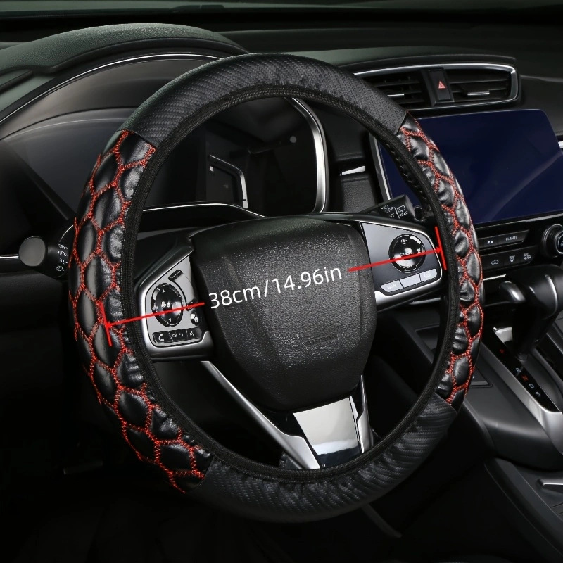 2026 New Model Car Steering Wheel Cover for Export, Cross-Border Suv, No Inner Ring, Popular Model, Universal for All Seasons