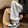 美式运动重磅宽松休闲裤