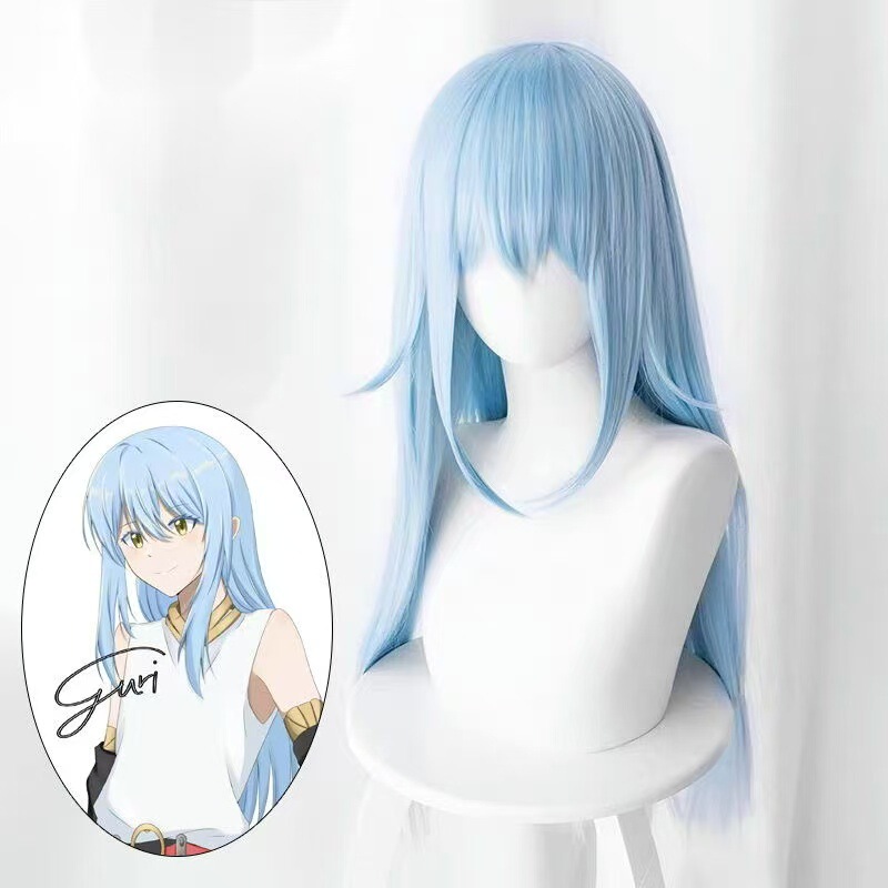 Silk Yi about That Time I Got Reincarnated as a Slime Rimuru Anime Cosplay Long Wig