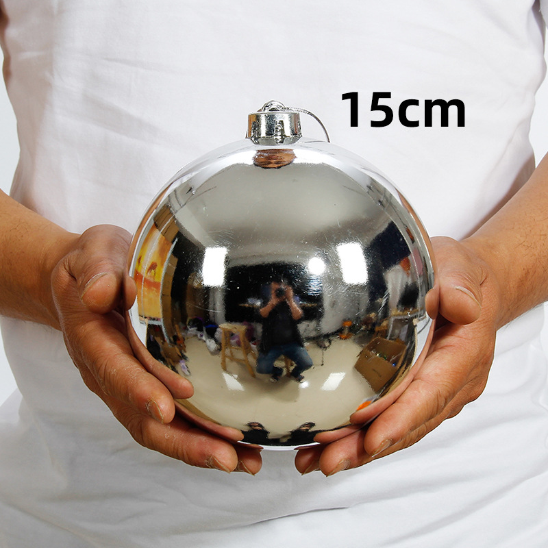 Dragón Tigre Bola de Navidad decoraciones del árbol de Navidad gran Bola brillante galvanoplastia bola de color bola colgante centro comercial bar decoración del techo