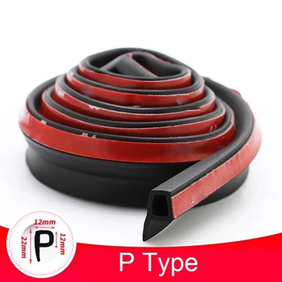 rubber strip P-type car sound insulation – Vehicle Sealing Strip - p-type-1222mm-for-door-bottom-5m-price