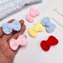 KT毛绒蝴蝶结饰品配件diy玩偶娃娃公仔手机壳服装鞋帽袜装饰辅料