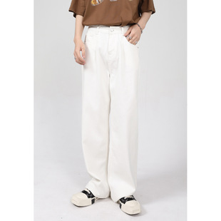 Mtlclothes Men's Clothing | 2022 Four Seasons New Product Korean Style Casual Basic Straight-Leg Casual Jeans for Men
