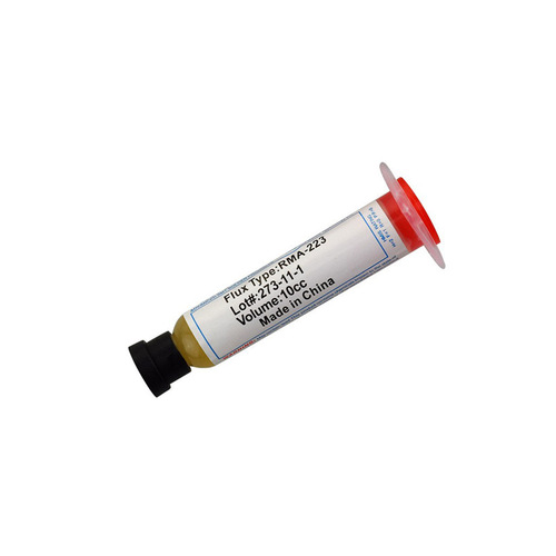 Solder Paste for Welding Repair, Applicator Needle Type, Non-Cleaning, Easy Soldering, 10cc Capacity, RMA-233 Solder Paste