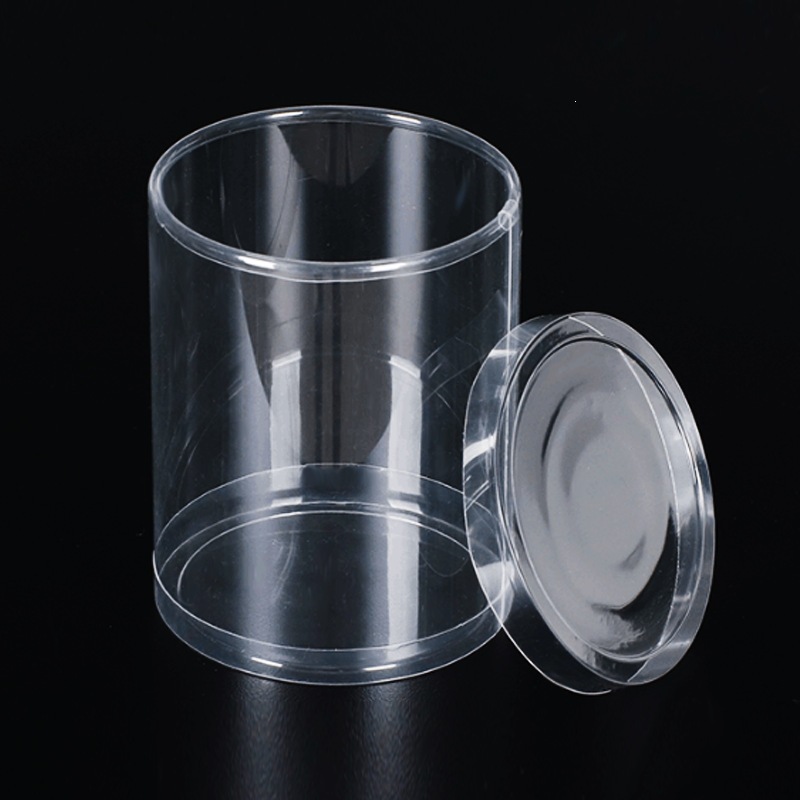 pvc圆筒厂家批发通用现货吸塑圆桶批发卷边塑料桶PVC收纳包装桶