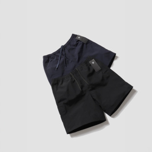Goldwin Lightweight Multi-Purpose Nylon Shorts Made with Lightweight Nylon Blend Mulberry Silk Fabric