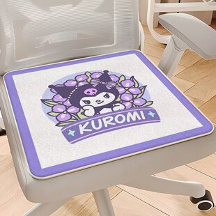 Cartoon Cashmere Cushion Student Dormitory Office Sedentary Plush Chair Cushion Home Study Soft Fat Cushion