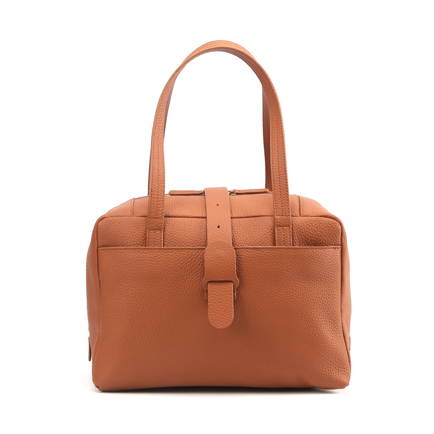 Niche Designer Women's Doctor Bag, Lychee Grain Soft Cowhide Large Capacity Commuter Bag, Mommy Bag - Thumbnail 7