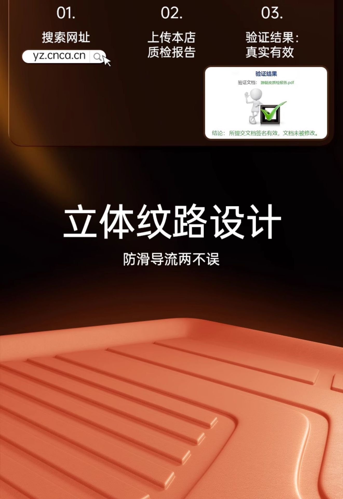 Suitable for Qiyuan Q07 Trunk Mat Tpe Changan Automobile 2025 New Trunk Mat Modified Decorative Foot Mat Supplies