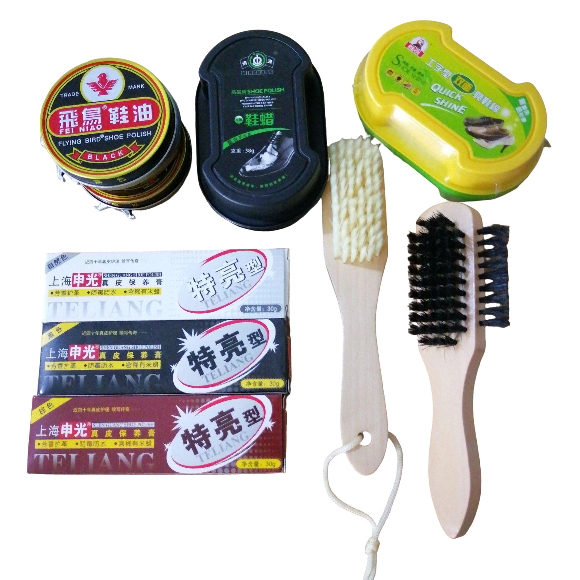 真皮保养膏 擦皮鞋油刷子黑色无色多功能海绵鞋蜡上海申光通用型