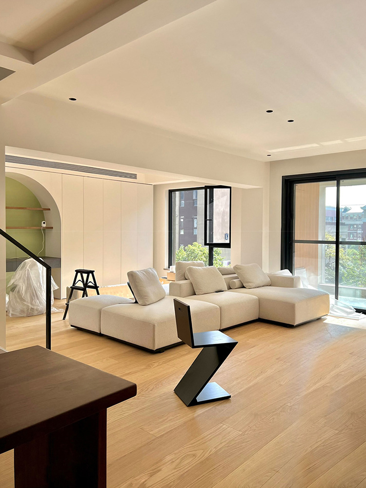 意式简布艺沙发设计师意大利中岛双面westide模块沙发