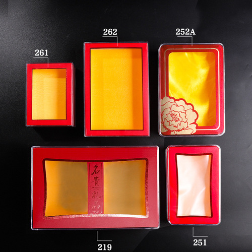 Plastic box packaging box American ginseng and dendrobium acrylic packaging gift box universal sea cucumber bird's nest cordyceps gift inner box