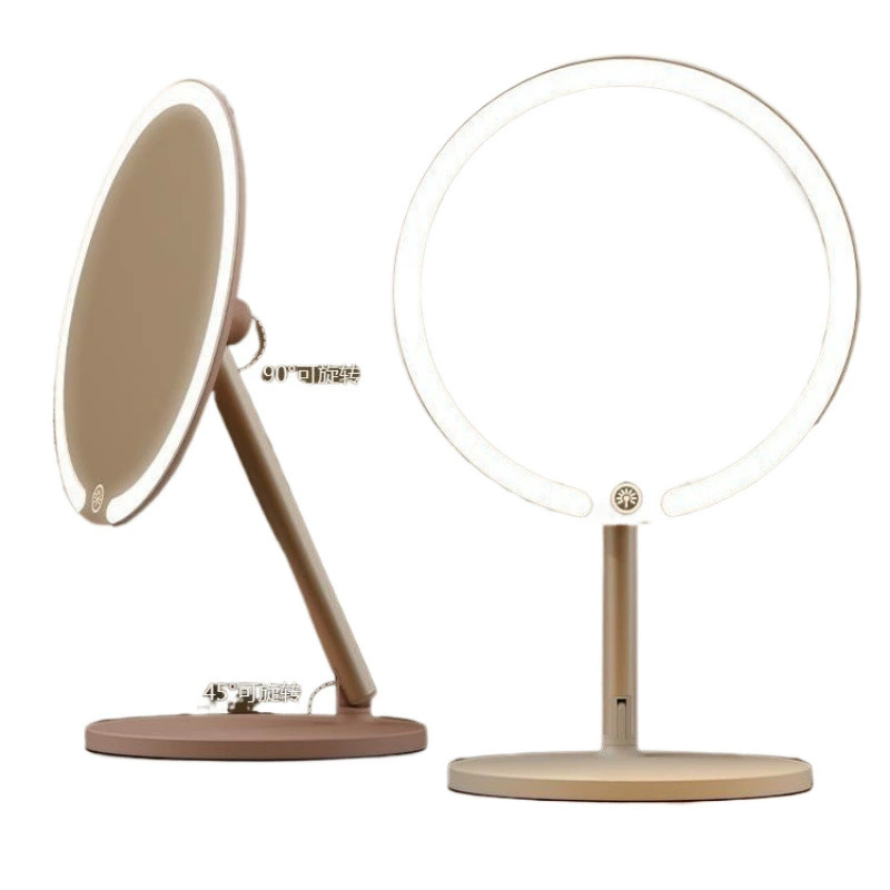 Table folding handheld fill light with light for students, mirror