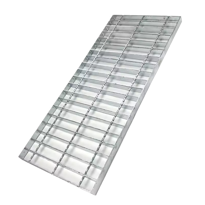 Steel Grating for Car Wash Room Sewage Treatment Power Plant Platform Equipment Sewer Hot-Dip Galvanized Steel Grating Customized Processing