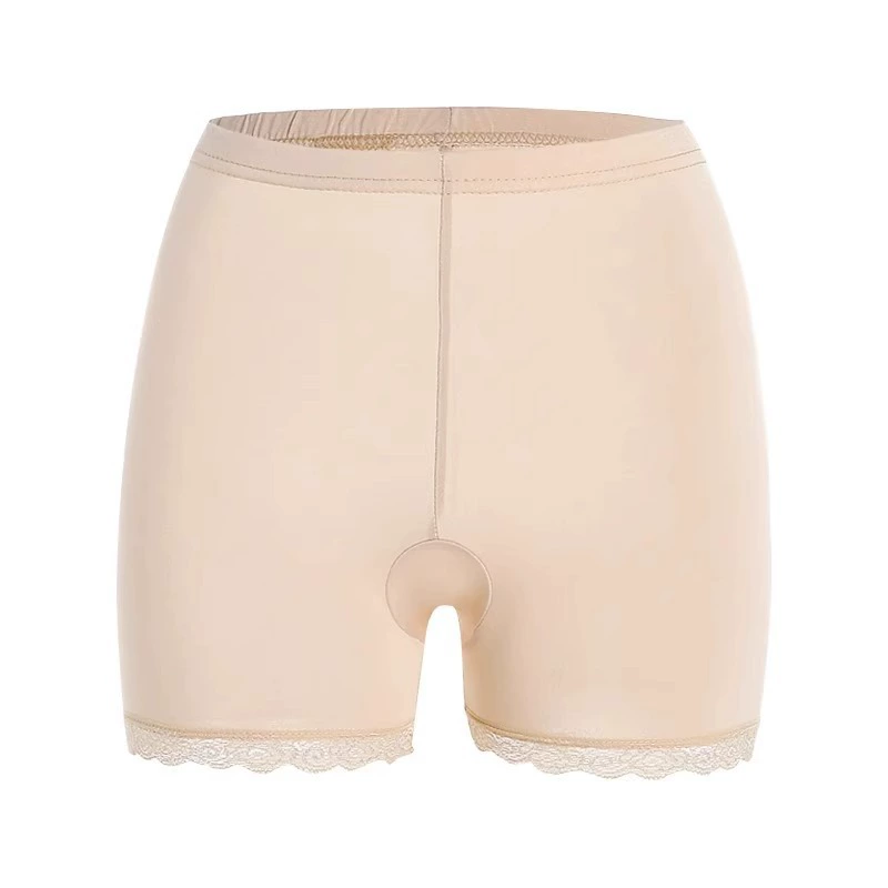 Summer silk white safe trousers, thin protective underware, leggings, tight, plus size