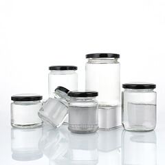 ハニーボトル ハニーボトル 25ml ジャムボトル ハニー包装ボトル ピクルスボトル 缶詰ボトル ゼリーカップ 密封ガラスボトル