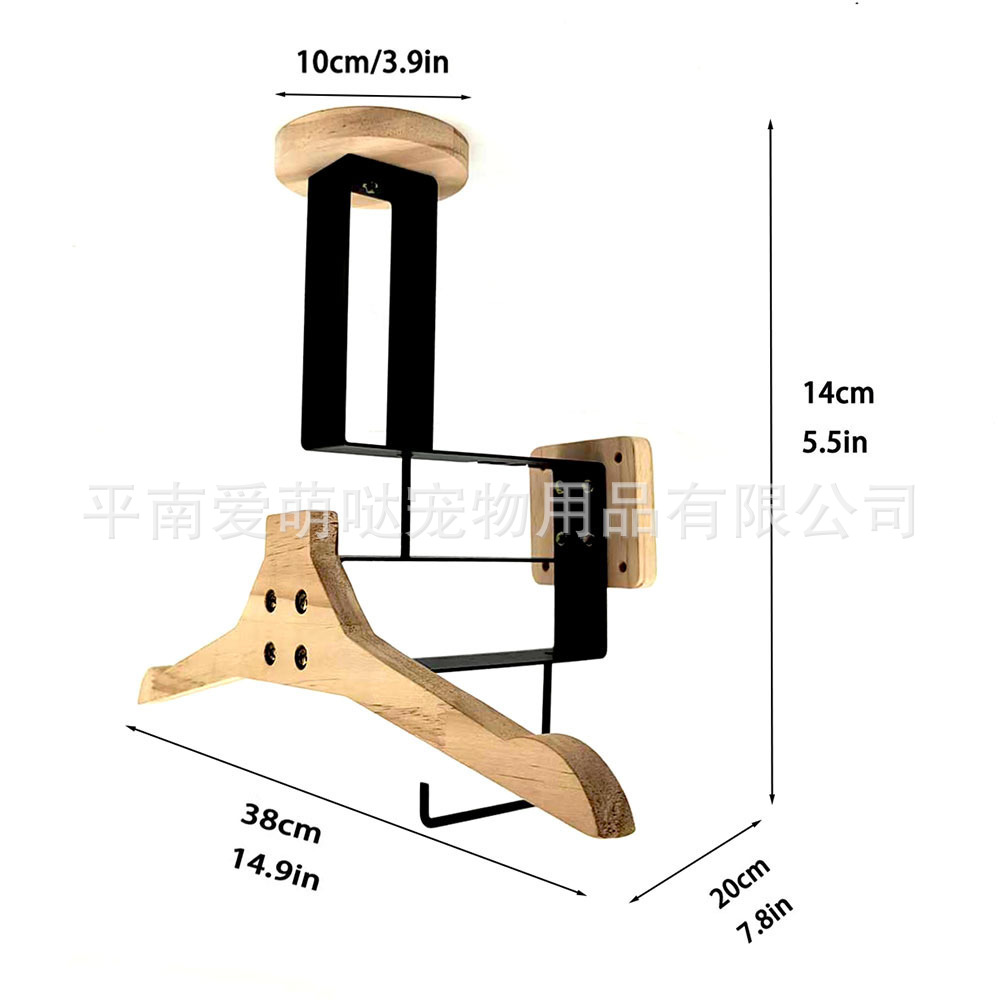 Wall-Mounted Motorcycle Helmet Storage Rack Wooden Tactical Equipment Organizer Police Equipment Solid Wood Hanger in Stock