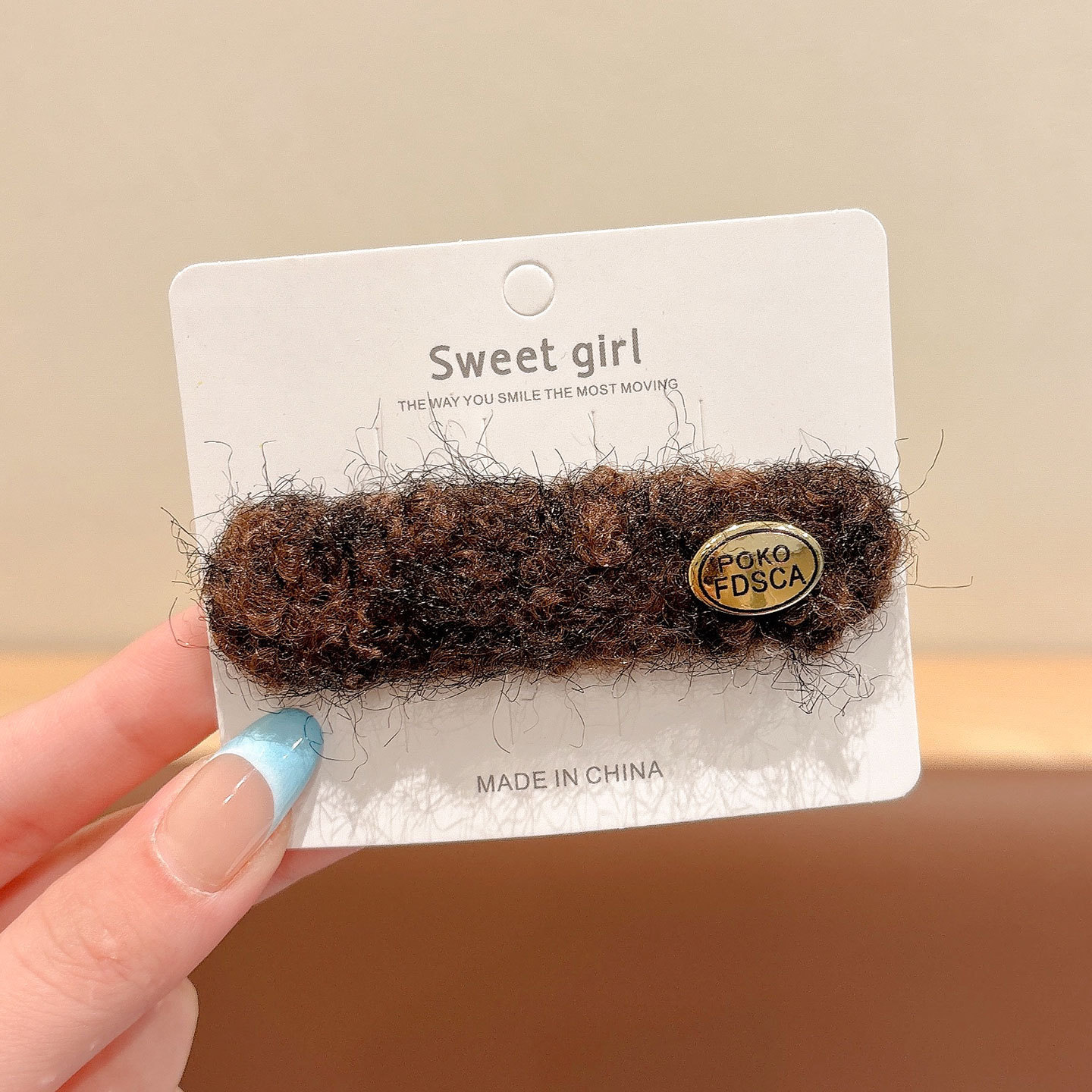 Clip de cabello de flor de leopardo para mujeres clip de cabello de alto nivel frente clip de frangeo 2025 nuevo clip lateral clip de cabello toque