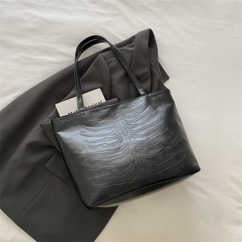 Bolso de gran capacidad retro bolso de mujer 2024 nuevo estilo coreano bolso de moda cocodrilo bolso de viaje de hombro