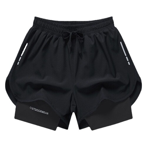 Men's swimming trunks anti-embarrassment 2024 new quick-drying large size breathable boxer beach shorts hot spring swimming equipment sports