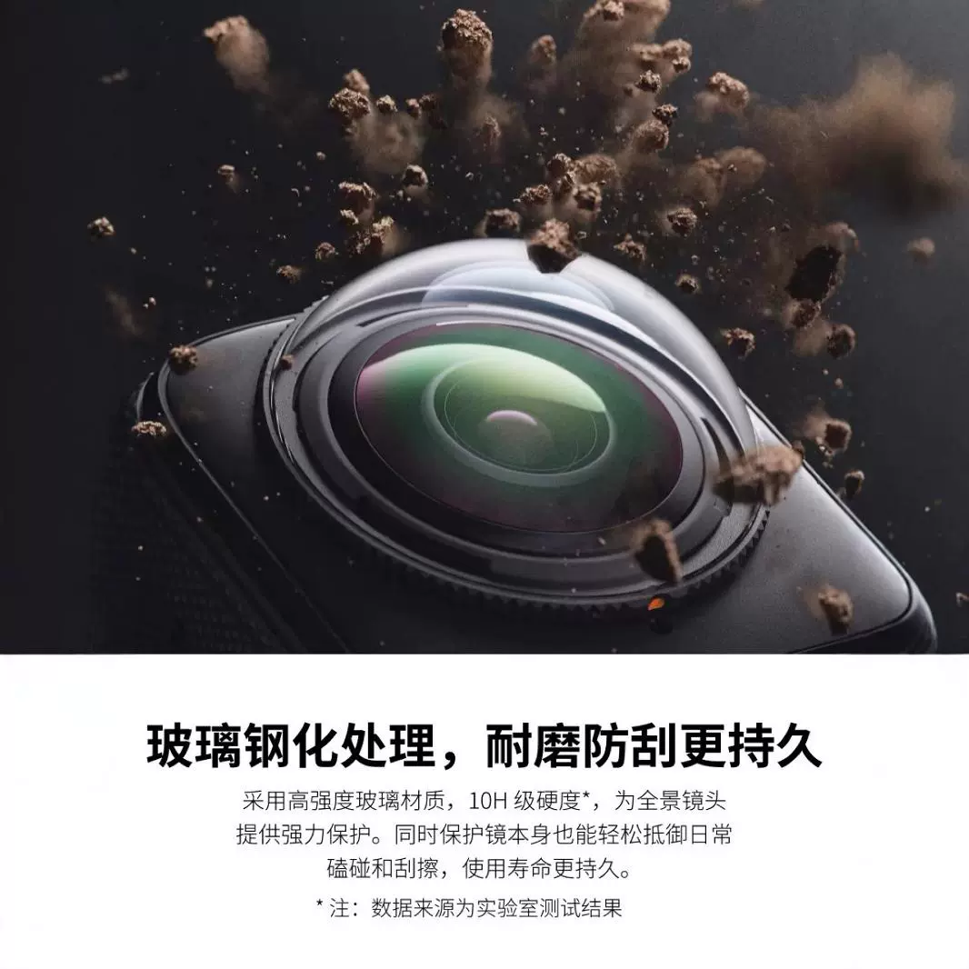 Защитное зеркало для Insta360 X4, ударопрочное закалённое стекло — мощная защита, чёткое и яркое изображение