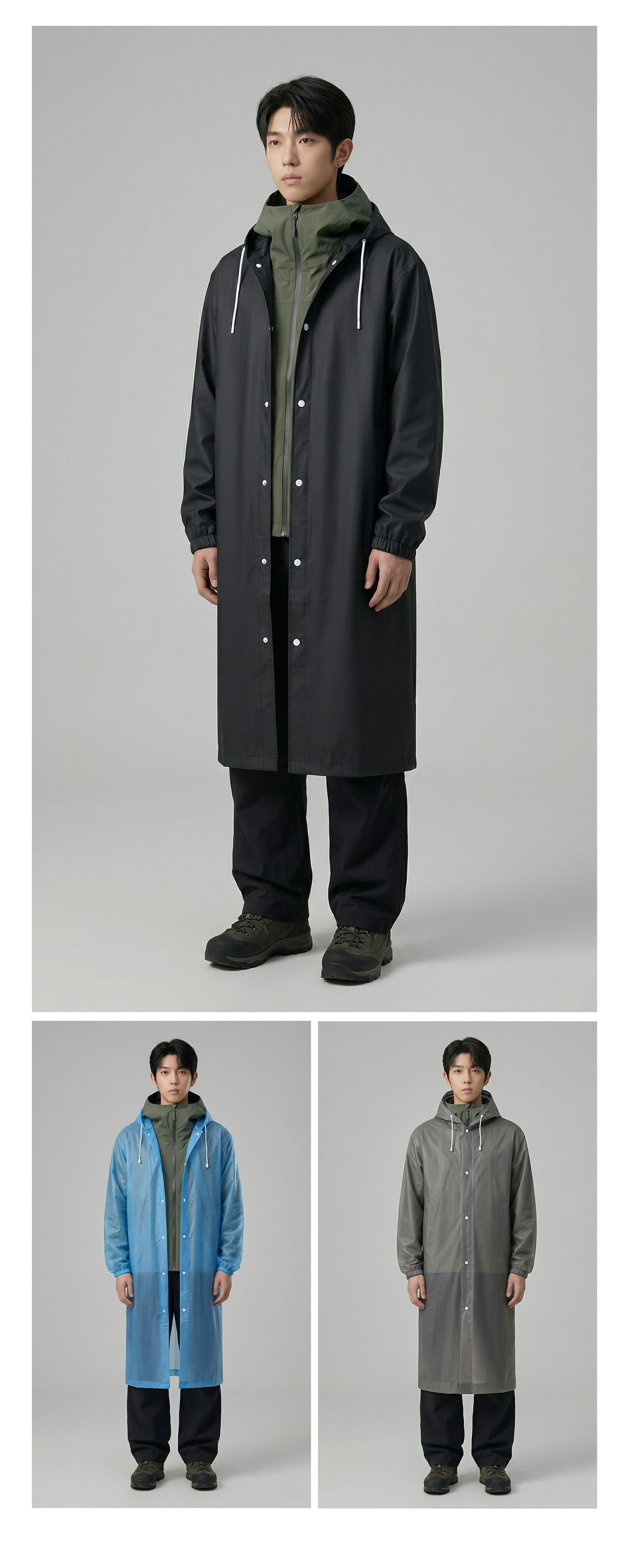 Disposable Long Full Body Raincoat Adult Thickened Outdoor Wear Climbing Travel Single Poncho Portable