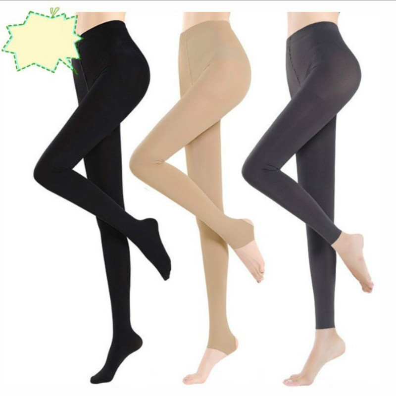 Spring and autumn 120D velvet crotch skin-transparent pantyhose anti-hook durable bottomed socks color opaque meat