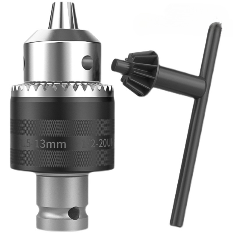 Nanwei llave eléctrica martillo eléctrico taladro eléctrico transformador cabeza de abrazadera multifuncional modificación 13mm accesorios de herramientas de abrazadera de taladro