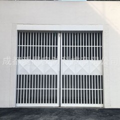 電動柵平移門拘置所刑務所AB連動障子鋼製複合型監室門メーカー