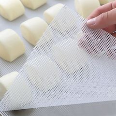 Rectangular steamer silicone mat steamer basket steamer basket steamer mat cloth steamed steamed buns steamed buns non-stick steamer basket cloth