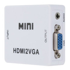 HDMI to VGA converter with audio HD box computer vga interface cable HDMI2VGA cross-border
